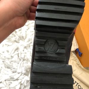 LV Overcloud Desert Black Red Combat Boots